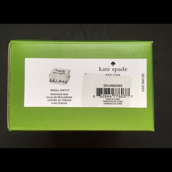 Kate Spade Jewelry Box “Happily Ever After” - Picture 8 of 8